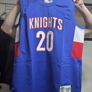 Blue Knights #20 Basketball Jersey - Patch